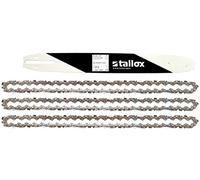 3 tallox chaînes de tronçonneuses et 1 guide-chaînes 3/8" 1,1 mm 52 maillons longueur de guide-chaîne 35 cm compatible avec F016800257 BOSCH Makita