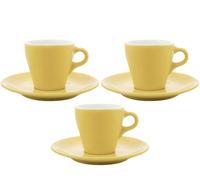Tasses - Origami - Tasses Et Sous-tasses Espresso Jaune 9cl