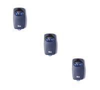 Pack de 3 Télécommandes NICE FLO2 pour portail et porte de garage