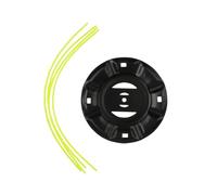 3 Tête de coupe pour la plupart des tondeuses à gazon Construction métallique, puissance de coupe de brosse et tête de coupe-herbe à installation rapide pour petites tondeuses à gazon, outil de