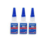 3 tubes de colle instantanée Loctite 406 de 20 g
