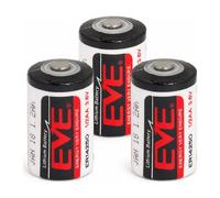 3 Unités EVE ER14250 1/2 AA Batterie Lithium Li-SOCl2 3,6V 1,2Ah