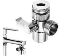 3 Voies Soupape avec Rondelle M22 x M24 Inverseur Douche Diverter Vanne de Rechange en Laiton pour les Salles de Bains les Robinets