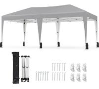 3 x 6 m Pop-Up Pavilion with UV Protection, Grey