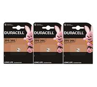 3 x Duracell 399/395 SR927 avec oxyde d'argent (3 ampoules de 1 batterie) 3 piles