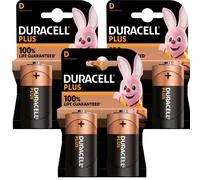 3 X Duracell Plus D Mono LR20, 1.5V Pile Alcaline,MN1300 Torcia,2er-Pack
