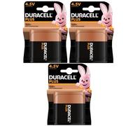 3 x Duracell Plus MN 1203 (3 ampoules de 1 batterie) 3 piles (3LR12/MN1203 plate/4,5 V)