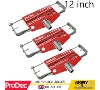 3 X Prodec Fonte Métal Double Bras Cadre Rouleau Peinture Commerce Spec 30.5cm