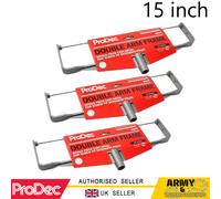 3 X Prodec Fonte Métal Double Bras Cadre Rouleau Peinture Commerce Spec 30.5cm