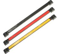 3 x Rail magnétique puissant avec support JAUNE ROUGE NOIR 460mm