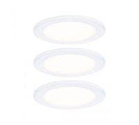 Paulmann Spots encastrés LED 93115 kit 3×2,5W 3000K 65mm Blanc