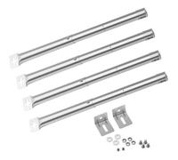 30,8 45cm universal brleur pour barbecook accessoires, camping gaz, bruleur inox barbecue pices de rechange, 4Pack