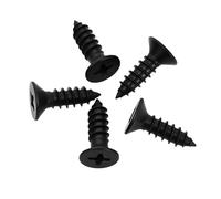 30 à 200 vis autotaraudeuses à bois M1,7 à M5 en acier au carbone micro, à tête fraisée cruciforme, for machines et ordinateurs portables.(8mm,M3 (100pcs))
