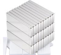30 aimants puissants, aimants en néodyme 30 x 10 x 3 mm, extra-puissants, aimants pour tableaux magnétiques, aimants rectangulaires puissants pour placards de cuisine, aimants pour tableau blanc, feui