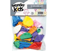 30 BALLONS LUXE ASSORTIMENT WONDERKIDS COU220P3FS1