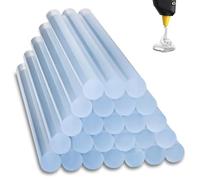 30 Bâtons de Colle Chaude 11 x 200mm, Bâtonnets de Colle Transparents Universels pour Pistolet à Colle Chaude, Idéal pour Bricolage, Artisanat, Loisir