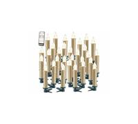 : 30 bougies LED sans fil avec télécommande XMS-35.r - Doré