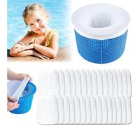 30 Chaussette Skimmer Piscine,Nylon Élastique,Filtre Débris,Feuilles Écume,Piscine Extérieur .
