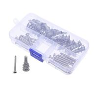 30 ensembles Chevilles Autoperceuses M4.2 M13x32 en Alliage de Zinc | Vis en Acier Inoxydable, Inserts Nylon, Montage sans Préperçage, pour Cloisons Creuses et Rénovations