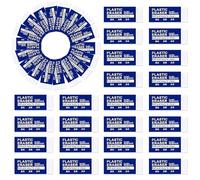 30 Gommes 2B, Gomme douce, Gomme blanche durable En plastique, Mini-gomme Enfants, Set de gommes pour l'école, le bureau, la salle de croquis, la peinture artistique