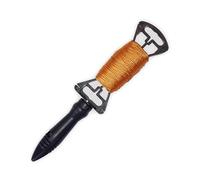 30 m de ligne de construction pour maçonnerie - Ligne de corde orange pour maçonnerie sur bobine rotative | Ficelle de jardin | Ligne à craie | Outil de construction