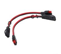 30 mm court pour SAE vers adaptateur 12 AWG 30 A 30 mm court pour SAE à | Noyau pur à haute conductivité, gaine isolée en PVC, puissance nominale 360 W, sécurisé, qualité automobile