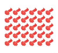 30 ou 50 connecteurs rouges à connexion rapide pour une installation efficace dans les endroits de câblage difficiles d'accès (30 pièces)