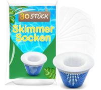 30 Pcs Chaussette Skimmer Piscine, Réutilisable Chaussette Filtre Piscine