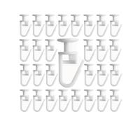 30 Pcs Coulissant Crochet de Rideau Rail Glisseur Glisseur pour Rail Rideau Glisseur Glissière de Rideau en Plastique pour Rideau
