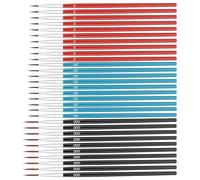 30 PCS/Set Fine Pind Brush Set Small Liner Tip Paint Brushes Tiny Detail Brosses avec 3 Taille # 0# 00 000