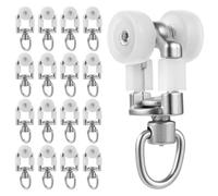 30 Pièces Alliage Glisseurs pour Rail à Rideaux, 3,5x1,5x1cm, Silencieux | Remplacement Facile, Mouvement Fluide, Intégration Domotique, Adaptés aux Rails Droits ou Courbes, Chambres et Études