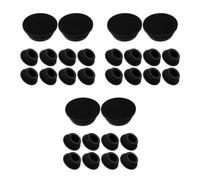 30 Pièces Bouchon de Vidange, Caoutchouc Noir 20mm, Anti-goutte | Unité Extérieure, Bloque L’ouverture, Installation Simple, Robuste, Style Discret et Pratique