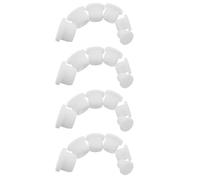 30 Pièces Bouchon en Silicone pour Salière et Poivrière, Blanc | Résistant à Température, Installation Facile, Réutilisable, pour Tubes et Contenants Cuisine