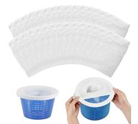 30 Pièces Chaussette Skimmer Piscine, Filtre Skimmer Piscine, Chaussette Filtre Piscine Élastique Réutilisable, Pool Skimmer Socks, Chaussette Skimmer pour Attraper Pollen, Feuilles, Cheveux