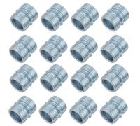 30 Pièces Connecteur de Rack à Double Fente en Acier au Carbone | Filetage Grossier, Tige à Double Extrémité, Montage DIY Rapide, Usage la Cuisine et Garage, Argenté