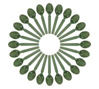 30 Pièces Cuillère de Table en Silicone pour Adultes 17,1cm