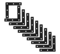 30 Pièces Équerre D’angle en Acier Laminé à Plaque de Fixation | Perçages Prévus, Pose Rapide, Usage Bricolage et Réparation, Design Sobre pour Professionnels et Amateurs
