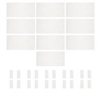 30 Pièces Feuille de Canevas en Maille Plastique pour Paquet au Crochet, | Lot, Trous de 4mm, Blanc, Découpe Facile pour Ateliers et Côtés de Paquet