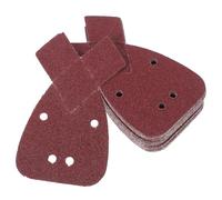30 Pièces Feuilles Abrasives Triangulaires Lapin 4 Trous | Alumine, Finition Fine et Régulière, Métal et Bois, Structure Tête Animale, Usage Précis