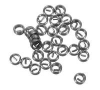 30 Pièces Insert Fileté Hélicoïdal M2 X 0,4 X 1 Diamètre | Kit de Réparation de Filetage, Bobine Argentée, pour Aluminium et Blocs Moteur Automobiles