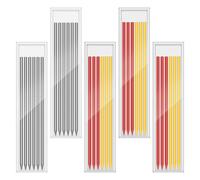 30 Pièces Mine Crayon Étanche Chantier, Mines pour Crayon de Charpentier | Recharge Mine 2.8mm, pour La Réalisation de Croquis et de Notes En Menuiserie, Ainsi Que pour Le Dessin Architectural