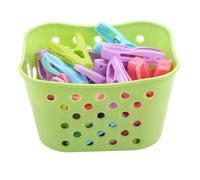 30 Pièces Pinces À Linge En Plastique Pinces À Linge Décoratives Pinces À Linge Organisateur De Rangement Serviette Clips De Lavage Grand Avec Panier