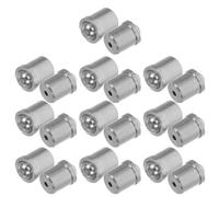 30 Pièces Piston à Ressort à Tête Ronde 6x7 MM en Acier Inoxydable | Axe de Positionnement à Pression pour Capots de Machines, Fermeture Fréquente, Force de Détente Régulière, Finition Argenté