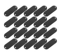 30 Pièces Plaque en Aluminium Noir pour Gravure, 1 MM | Finition Polie Lisse, Bords sans Bavure, Texte Net et Précis, Mises à Jour Rapides sur Plaques Nominatives