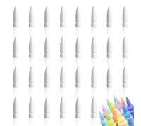 30 Pièces Pointes de Rechange Souples pour Marqueurs Acryliques, Compatible avec Guangna 8101 8102 8106 8201, Trait 1-4mm Mines Feutre Acrylique pour Dessin DIY Calligraphie Écriture Créative