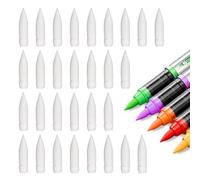 30 Pièces Points De Pointe Fin En Nylon Stylos À Pinceaux | Pointes de Rechange Souples pour Marqueurs Acryliques,Compatibles Guangna Mines Souples et Résistantes pour Art,DIY