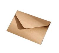 30 pièces Simple rétro enveloppe Kraft épaissi fil manuel facture organisateur littéraire amour lettre sacs Pour l'Invitation