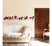 30 Pièces Stickers Muraux Cheval Sauvage pour Décoration Murale, 11,8 par 7,8 Pouces