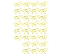 30 pièces trombone en métal en forme de cheval 38x27mm signets colorés pinces de page pour document photo carte de note gestion d ' image trombones en acier inoxydable pour cheval