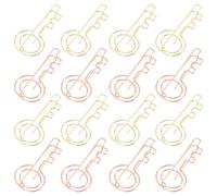 30 Pièces Trombones Clés Décoratifs en Métal pour Bureau et Notes | Pince Marque-page, Forme réative, pour Classeurs et Agendas, Lot Pratique pour Adolescents